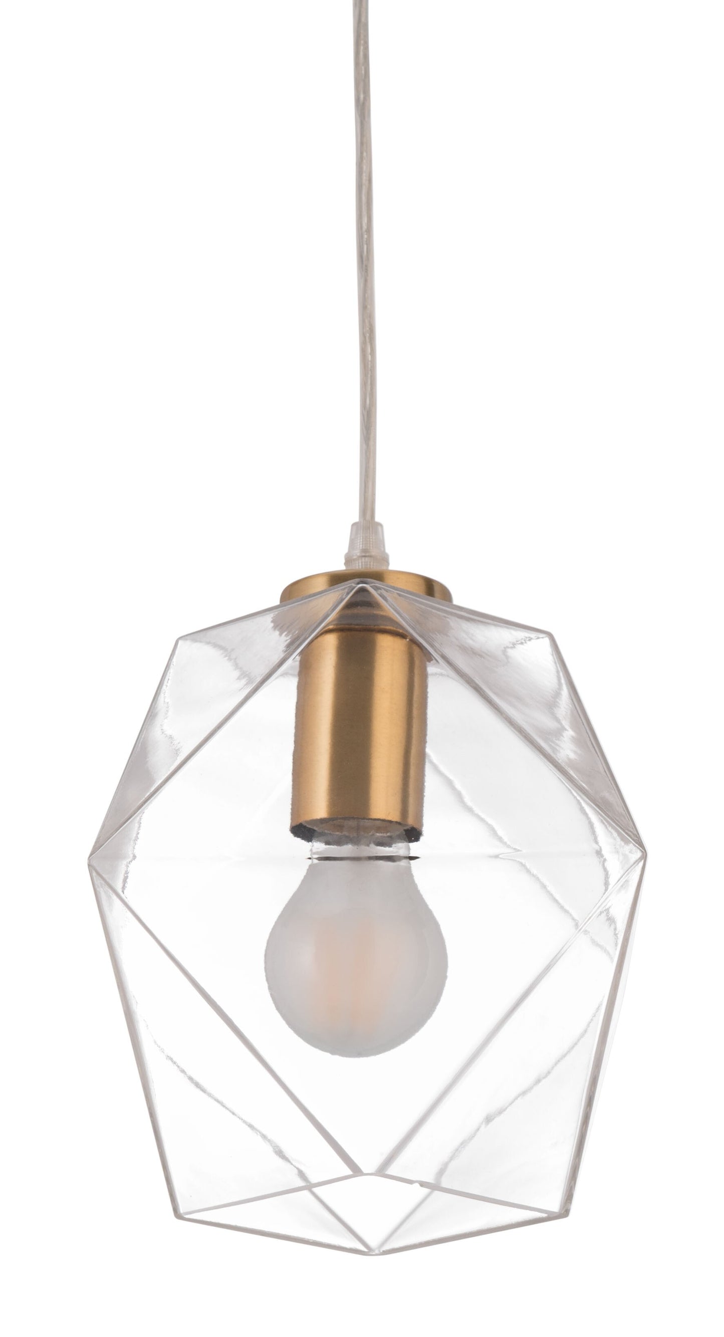 Gold Prysm Ceiling Lamp